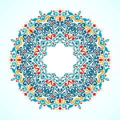 Mandala blue