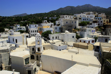 Fototapeta na wymiar View from the Monastery of Panagia Spiliani on Nisyros Island