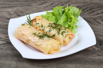 Stuffed cabbage rolls
