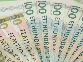 Swedish currency notes