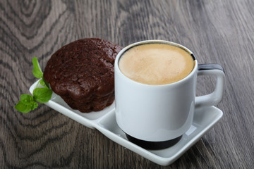 Coffee with muffin