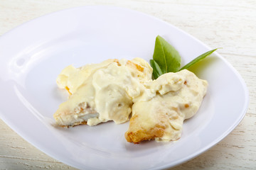 Baked perch