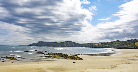 Panorámica de Comillas, Santander, Cantabria, España