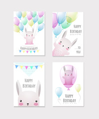 Birthday card set.