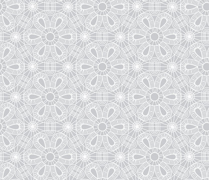 vector line geometry style seamless pattern. vector illustration