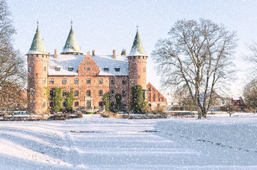 Trolleholm Castle in the Snow