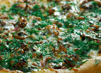 beef and mushroom pizza