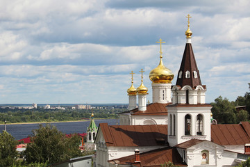 Fototapeta na wymiar The Church of Prophet Iliya, Nizhny Novgorod