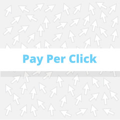 Pay Per Click concept. Vector illustration