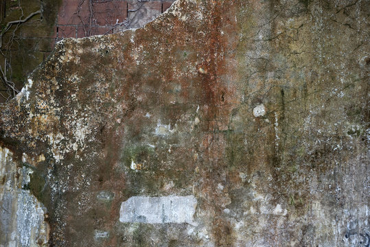 muro vintage cemento rovinato