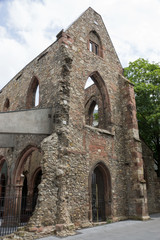 Ruine der Christophskirche in Mainz, Rheinland-Pfalz