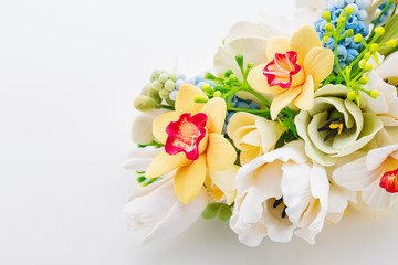 Obraz na płótnie Canvas Beautiful spring flower bouquet