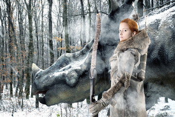 Girl archer © Luis Louro