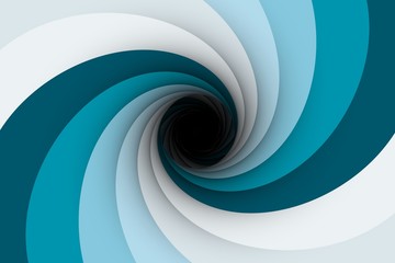 black hole in heavenly color 3D illustration - obrazy, fototapety, plakaty