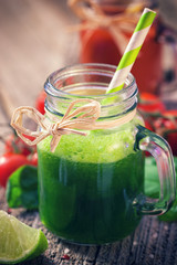 Fresh Homemade Green Smoothie