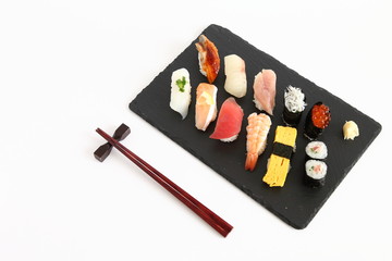 Japanese Traditional Food Healthy Assorted Nigiri SUSHI