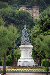 Obraz premium Statue in San Sebastian