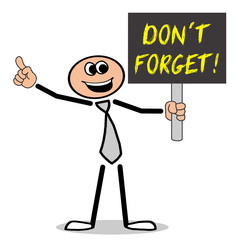 Don´t Forget!