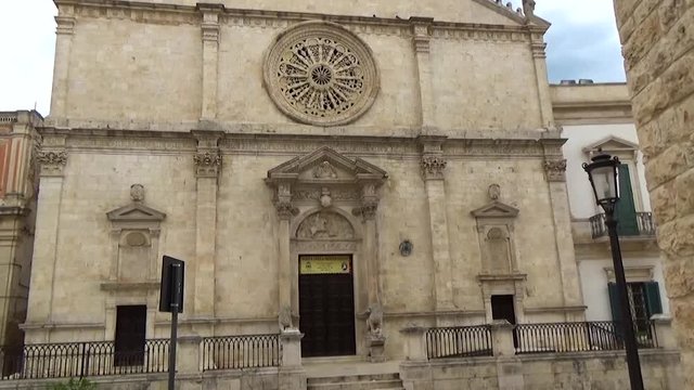 Cathedral of Acquaviva, one of the most beautiful villages in Italy. Puglia - Italy