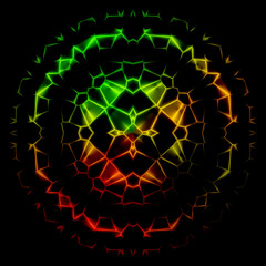 Abstract Cicles Geometric Design Square Background