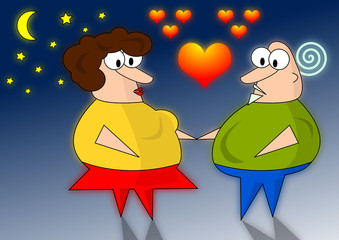 amore al chiaro di luna