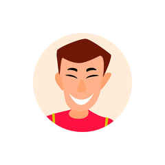 Avatar businessmen. flat icons people.