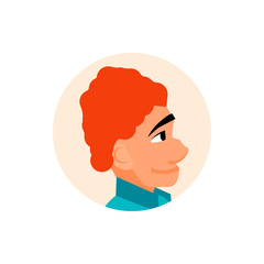 Avatar businessmen. flat icons people.