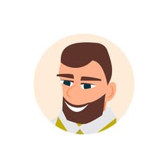 Avatar businessmen. flat icons people.