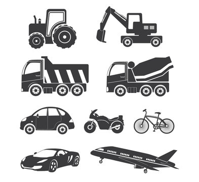 vehicle and transport related icons