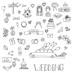 Wedding set icon