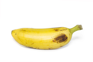 Ripe banana ready to eat