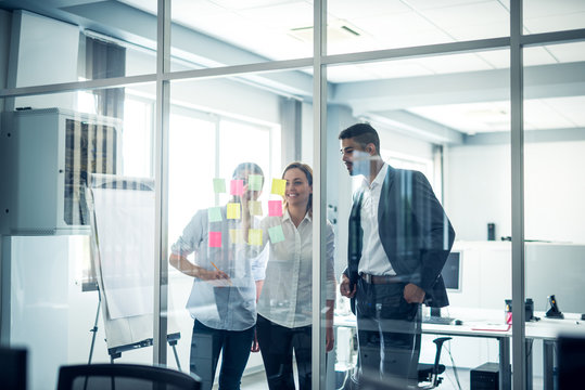 Brainstorming session together