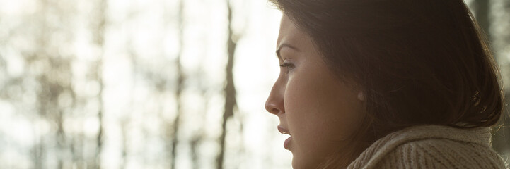 Crying woman