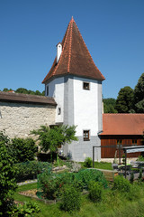 Fototapeta na wymiar Stadtturm in Greding