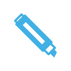 highlighter marker icon on white background