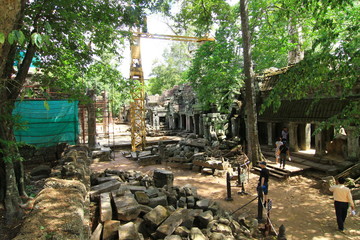 Fototapeta premium Traces of the Khmer civilization