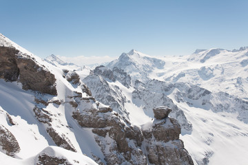 Obraz premium Winter landscape in the Titlis