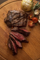 grilled beef steak