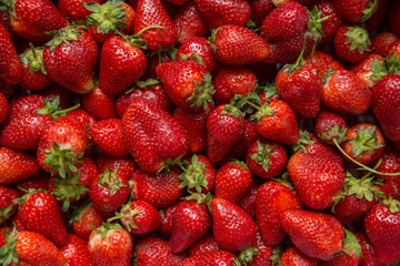 strawberry box close up