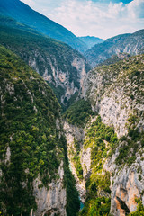 Beautiful Mountains Landscape Of The Gorges Du Verdon In South-eastern France