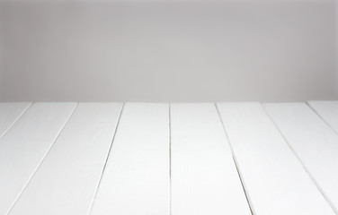White wooden background for the product display montage