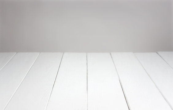 White wooden background for the product display montage
