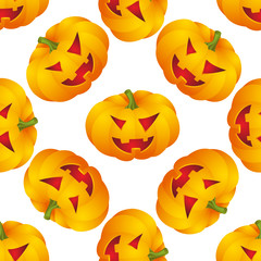Halloween background with pumpkins