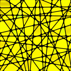 Naklejka premium abstract vector stained-glass mosaic background