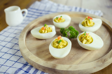 deviled eggs