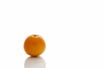 Orange isolate on white background