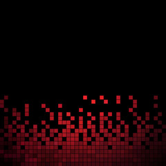 abstract vector square pixel mosaic background