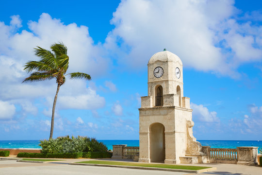 Palm Beach Worth Avenue Clock Tower Florida