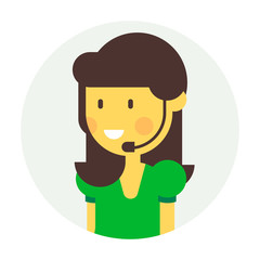 Call girl with the headphones