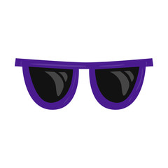 Vector single cartoon sunglasses3